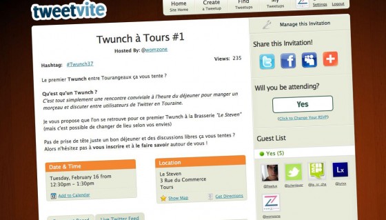 Déjeuner twitter à Tours