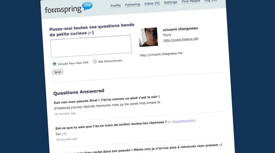 Formspring.me le voyeurisme 2.0