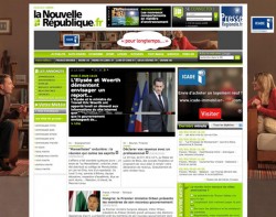 Aperçu du nouveau sit web de la Nouvelle République